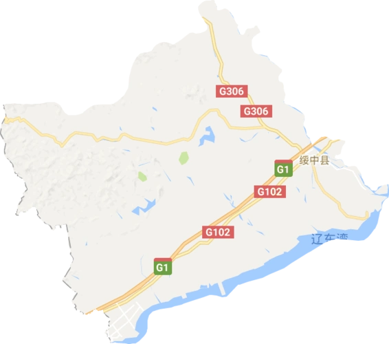 绥中县高清电子地图