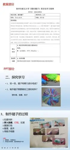 徐州市首届小学综合实践活动教学获奖案例: 变废为宝—制作毽子