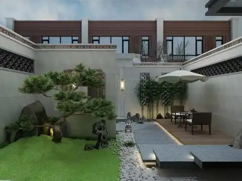 等我有钱了一定要买这种别墅,不仅独栋独院,而且庭院实在太美了