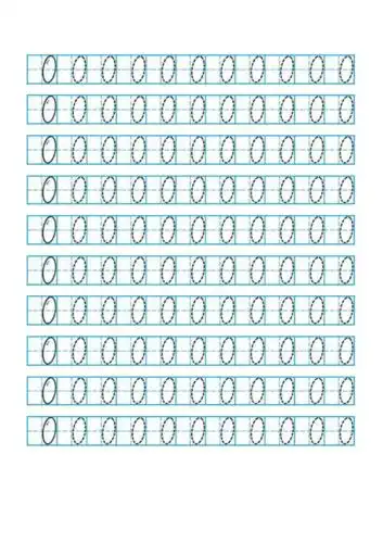 阿拉伯数字字帖可直接打印pdf10页