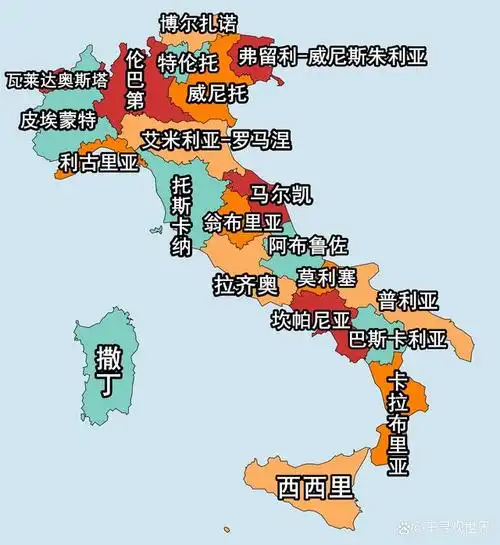 作了10张地图,带大家更深入的了解意大利各地区的社会和经济发展