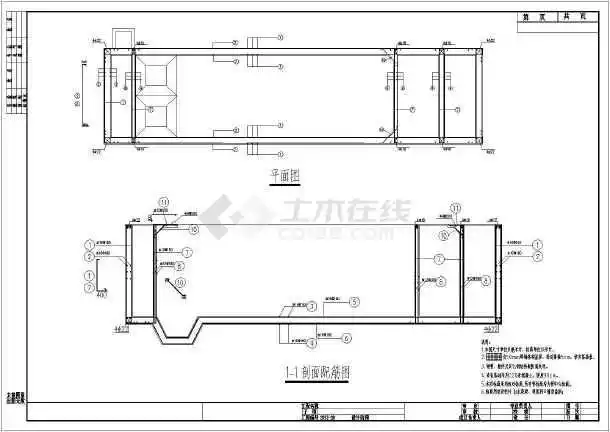 废水回收水池设计图