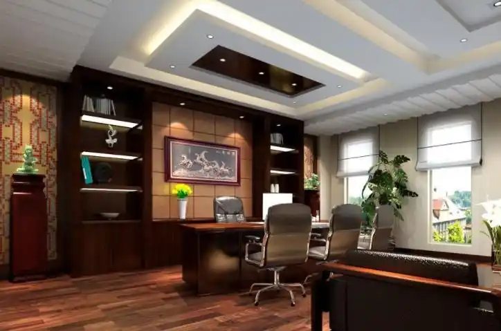 上海汽车公司厂房办公室装修董事长办公室如何进行风水布局