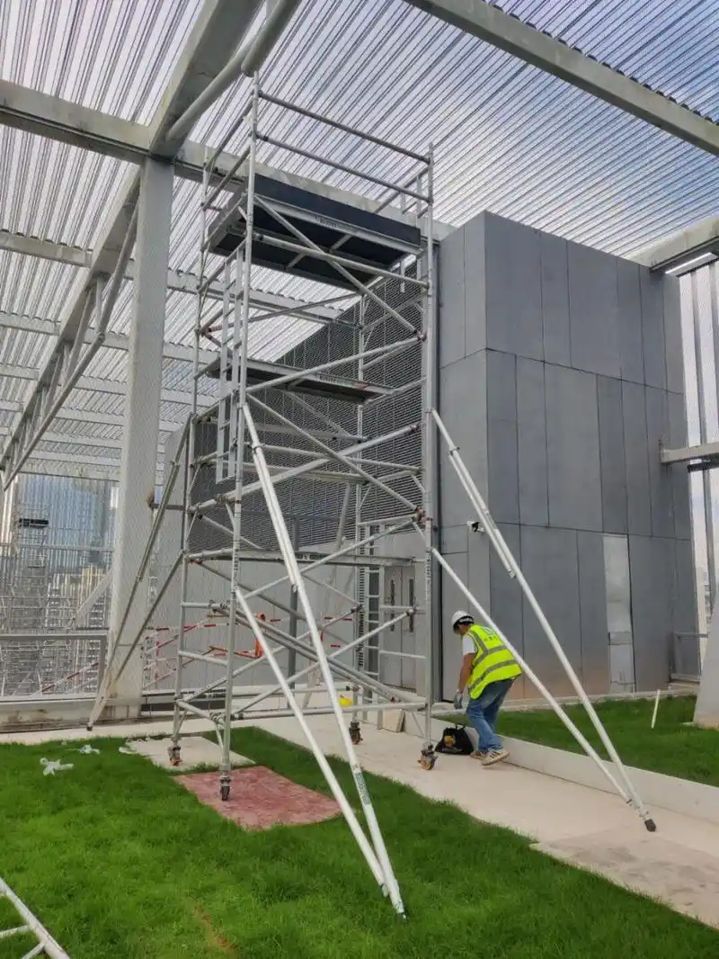 铝合金脚手架斜撑 #铝合金脚手架#02斜撑是指安装在脚手架上的支柱