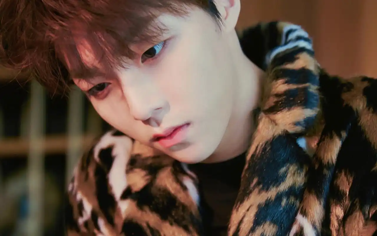 陈立农豹纹狂野不羁写真桌面壁纸