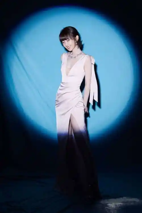 毛晓彤放弃性感路线吧,穿白色透视人鱼裙,80斤平板身材撑不起来_礼服