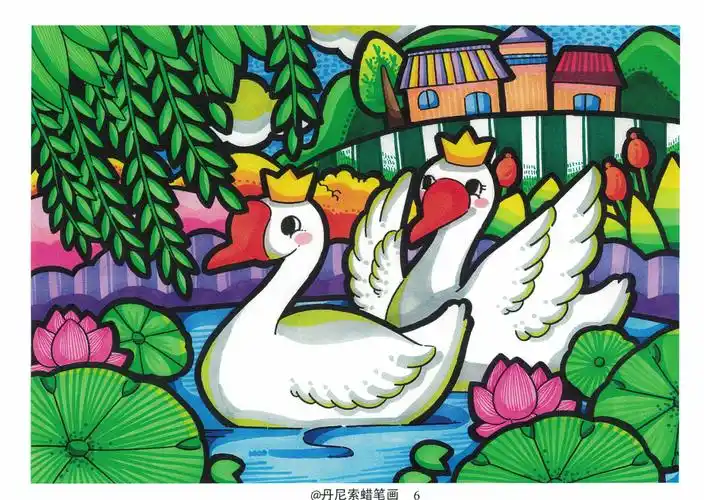 儿童画考级(5级)范画