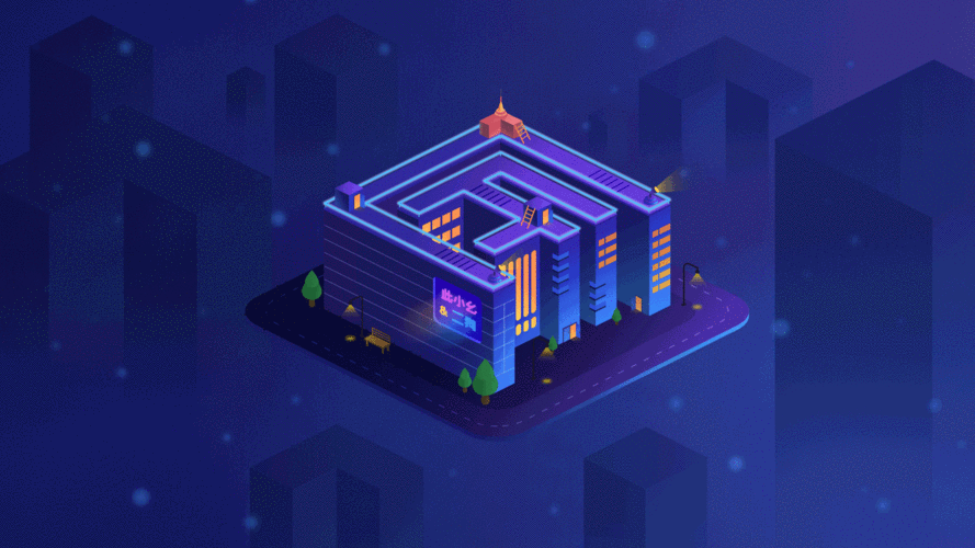 ps制作2.5d场景插画