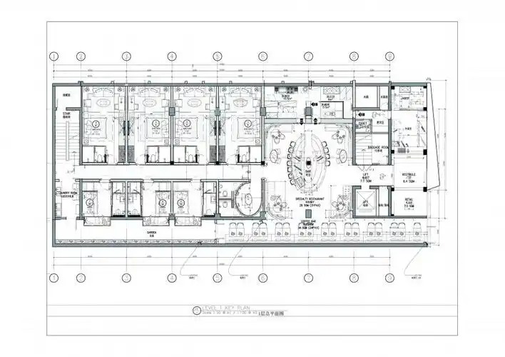 酒店一层平面图