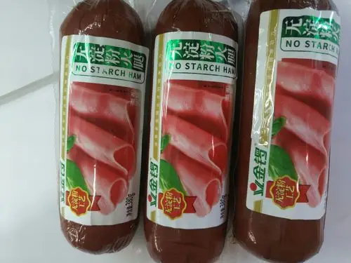 金锣380克无淀粉火腿     12.9元/根