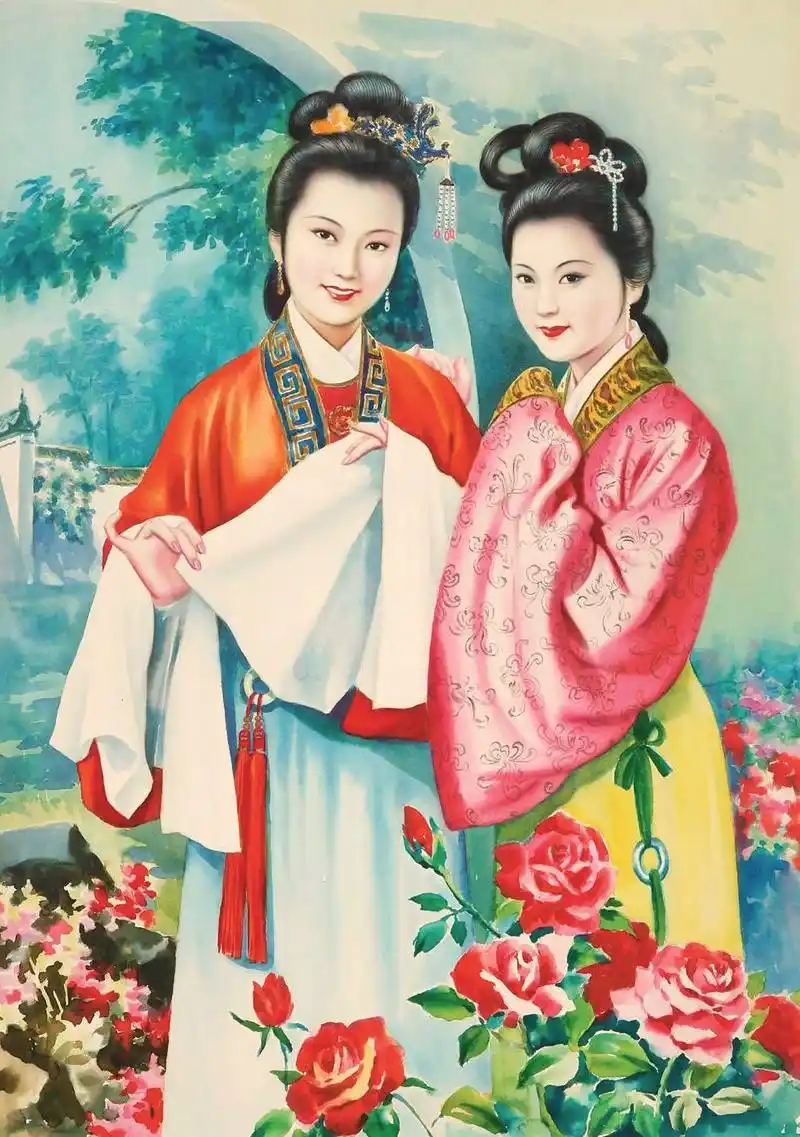 80年代的精美年画,那是一个美好的时代!