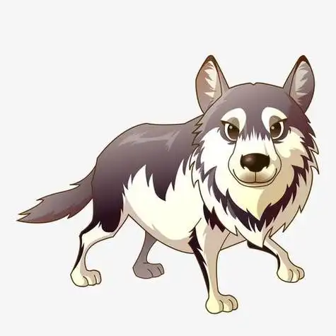 手绘狼头像图片大全