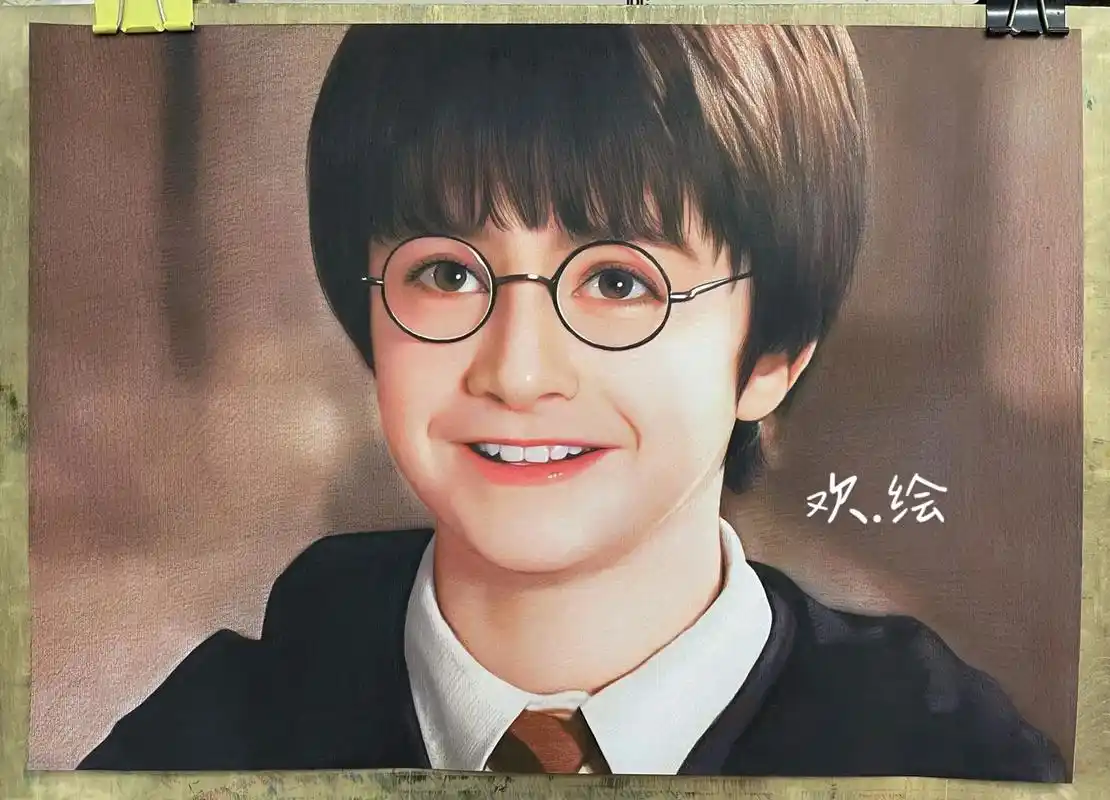 哈利波特彩铅画02.辉柏嘉彩铅7115 #画画 #手绘 #绘画  - 抖音