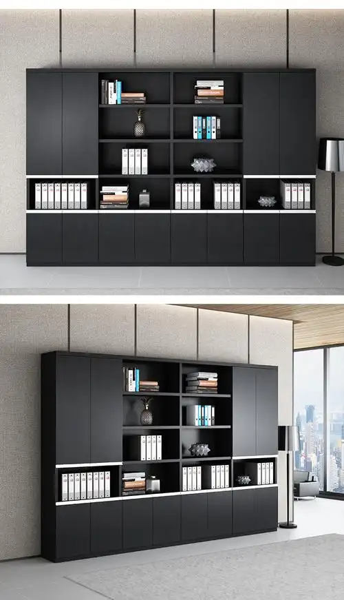 办公家具文件柜资料柜木质档案柜办公室书柜组合背景柜储物柜