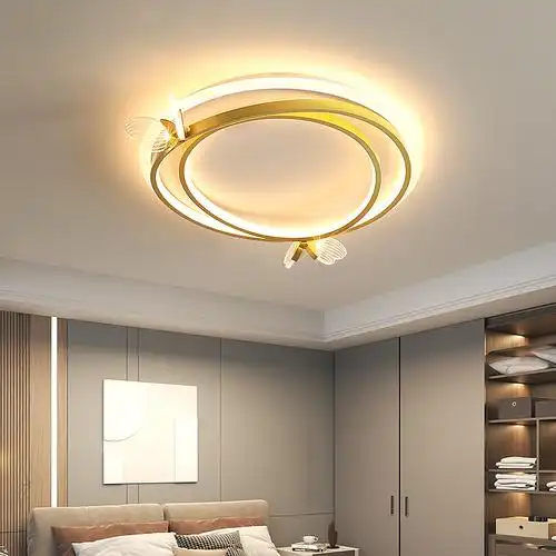 现代简约轻奢led吸顶灯客厅灯创意蝴蝶卧室书房餐厅艺术造型灯具