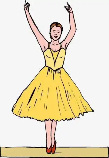 舞池跳舞舞池中鞠躬谢幕