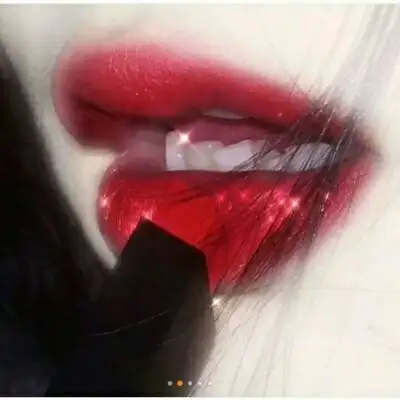 红唇头像冷艳霸气大红唇妩媚女神头像