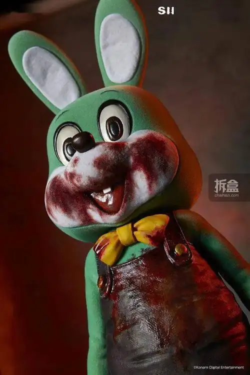 gecco 寂静岭3 罗比兔 恐怖兔子 1/6 蓝绿色手办静态雕像