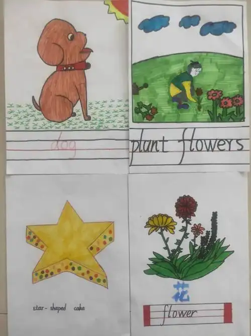 手绘英语卡片,让记单词变得so easy——库尔勒市第十六中学英语单词