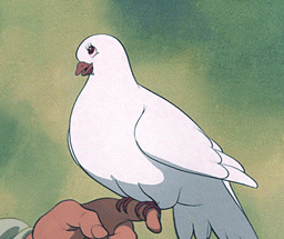 小鸟脸红眨眼羞羞哒gif动图_动态图_表情包下载_soogif