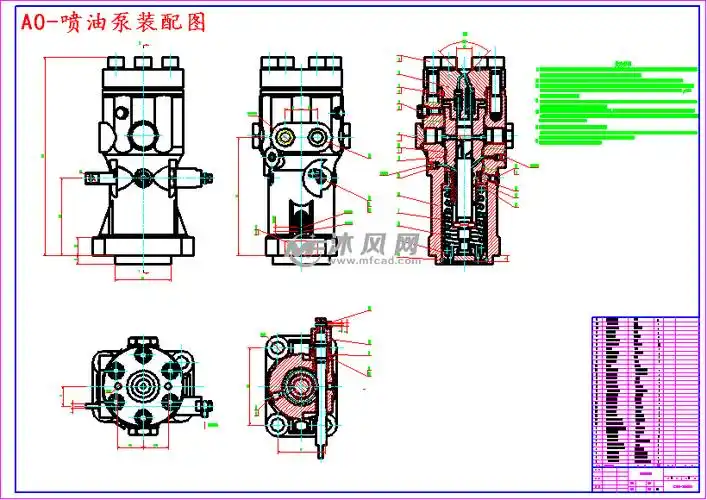 320型柴油机喷油泵设计
