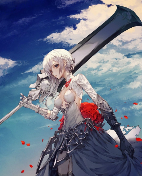 韩国插画师wanke这画风够华丽细致还带一点唯美黑暗系风格