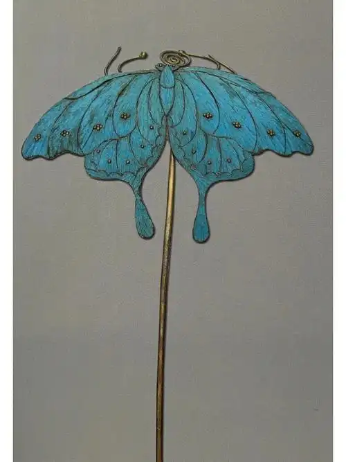 重拾仿点翠,点翠的颜色真的太好看了吧!