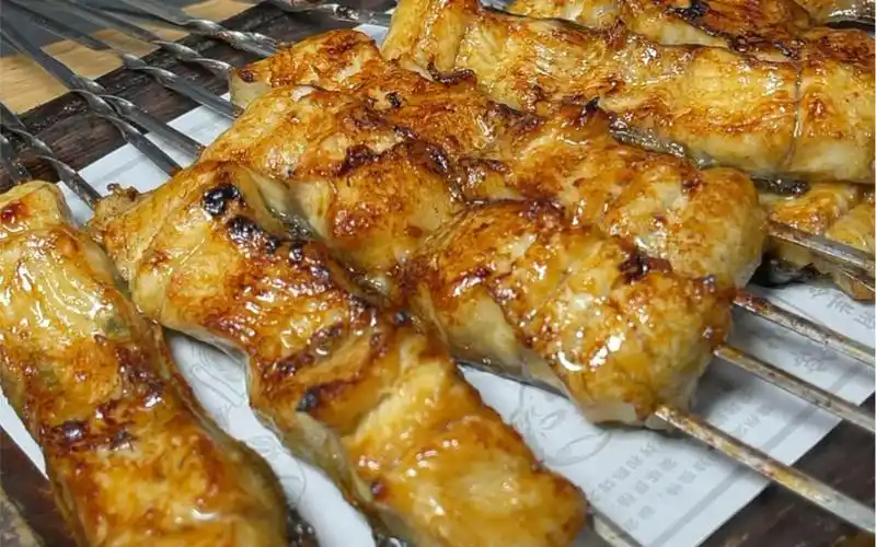 烧烤教程烤鳗鱼串