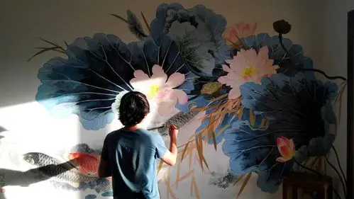 昆明家装彩绘昆明家居家装墙体彩绘墙画墙绘壁画制作