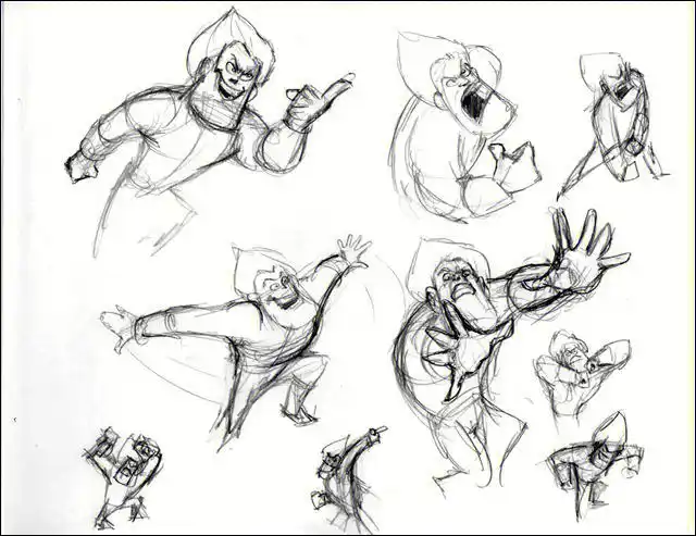 pixar角色动画师动画草稿02