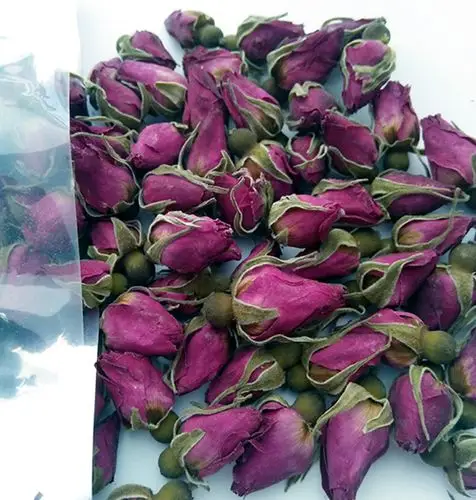 2018山东平阴头茬无硫紫红干玫瑰花特级散装50g可配荷叶洛神花茶