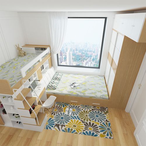 多功能榻榻米上下床儿童床上下铺床成人双层床高低床组合床子母床