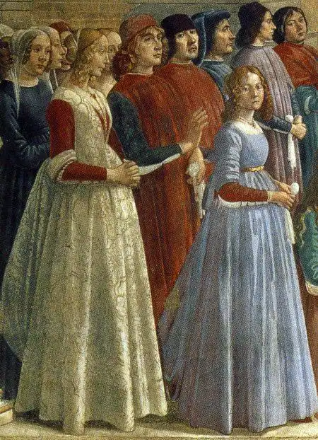 二,十五世纪,大裙拖地,意大利的复古风