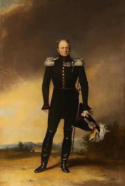 乔治·达维(1781-1829),《亚历山大一世肖像》,1826年,布面油画