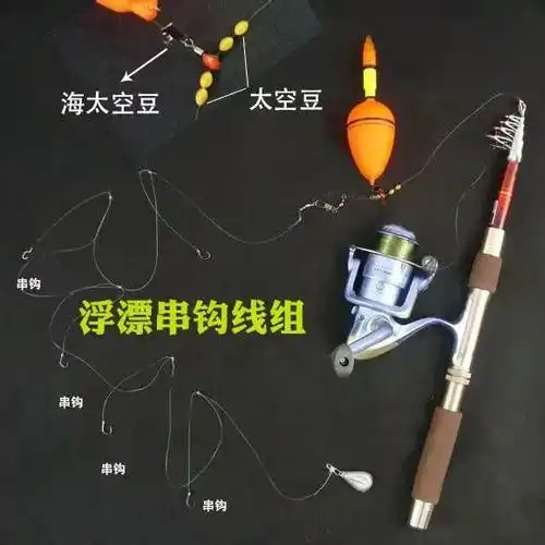 海竿的线组搭配图解!