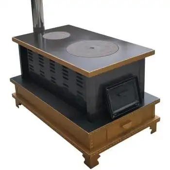 农村柴火炉家用冬季木煤气取暖炉烧木柴气化炉多功能柴火灶烤火炉烧柴