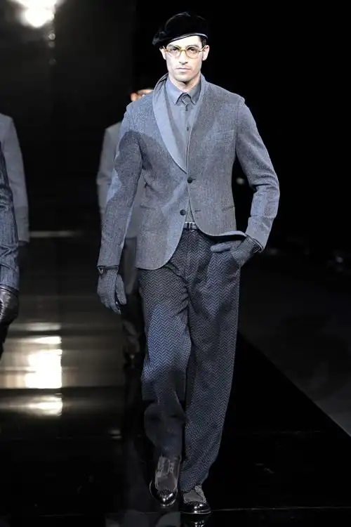 giorgio armani2010秋冬男装秀场