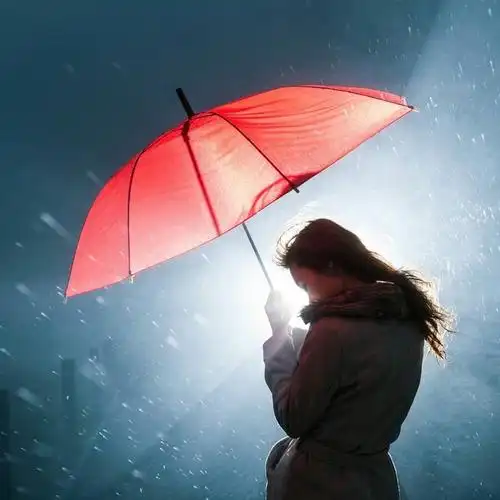 逆光意境唯美女生小清新图沉醉在莫名的伤感中