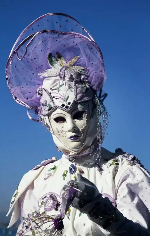 威尼斯狂欢节,五彩斑斓,五光十色,女孩,女人,彩图,装扮,传统文化