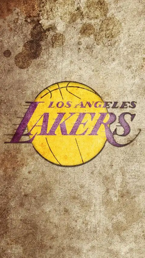 洛杉矶湖人队队标高清手机壁纸