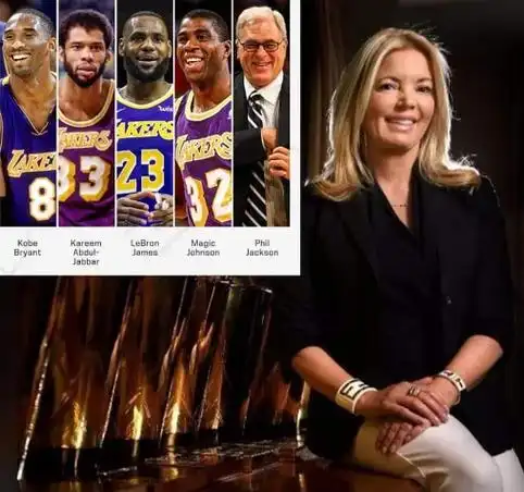 湖人女老板评队史五人:詹皇科比魔勾禅师 奥尼尔不满没自己——顶端