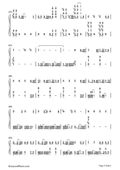 《名侦探柯南―迷宫的十字路口》主题曲-time after time双手简谱预览