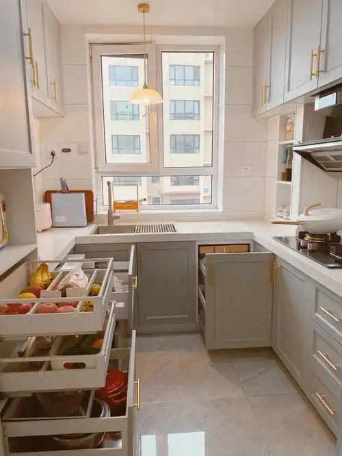 4平米的u型小厨房|首次分享内部收纳