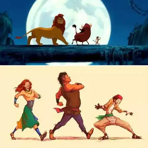 13个拟人化后的动画角色