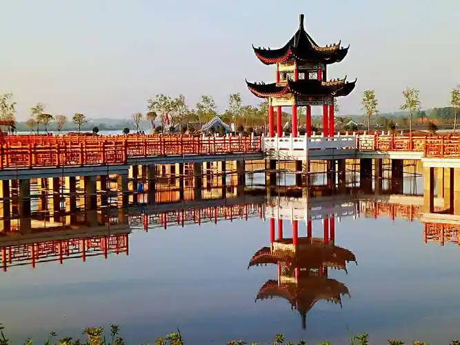 光山龙堤一角(2019*5*24*清晨)