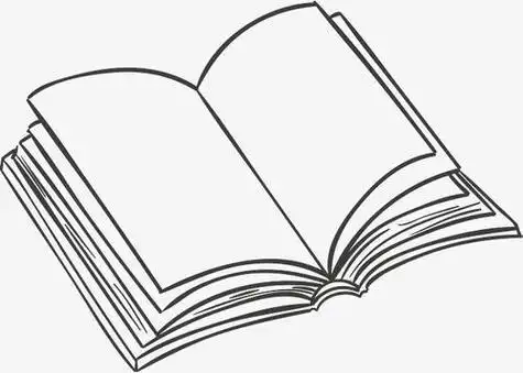 手绘 素材 线稿 650464一本书正面简笔画书简笔画图片如何画书本简笔