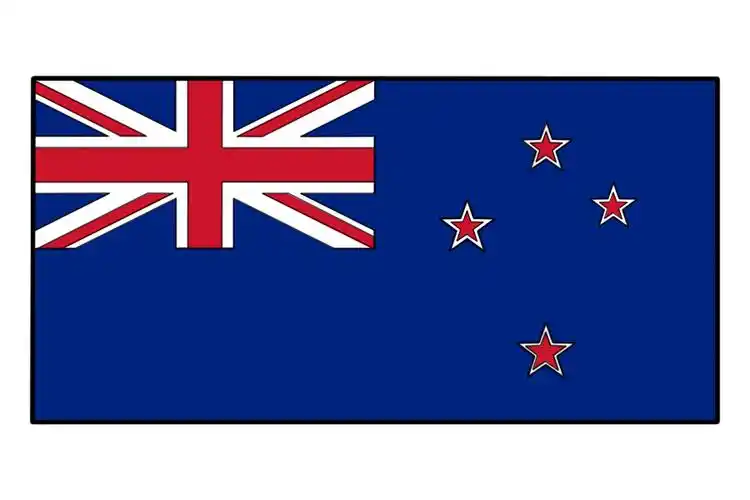 新西兰国旗简笔画步骤图