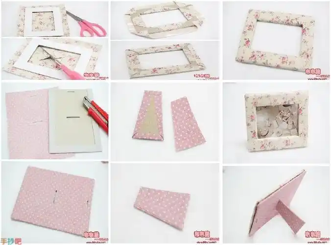 手工制作布艺相框的教程图解