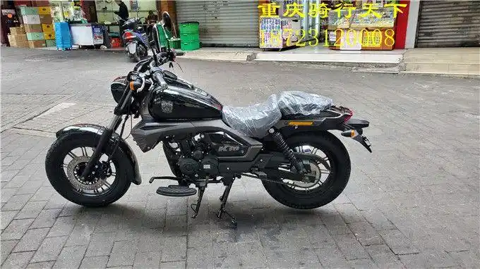 力帆k19水冷150复古美式巡航太子摩托车