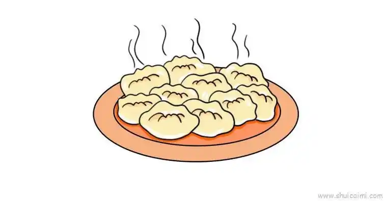 美食简笔画满满的中餐味道简笔画100种好看的美食手绘素材简笔画手帐